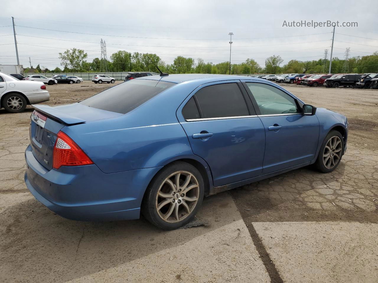 2010 Ford Fusion Sel Blue vin: 3FAHP0JG9AR192763