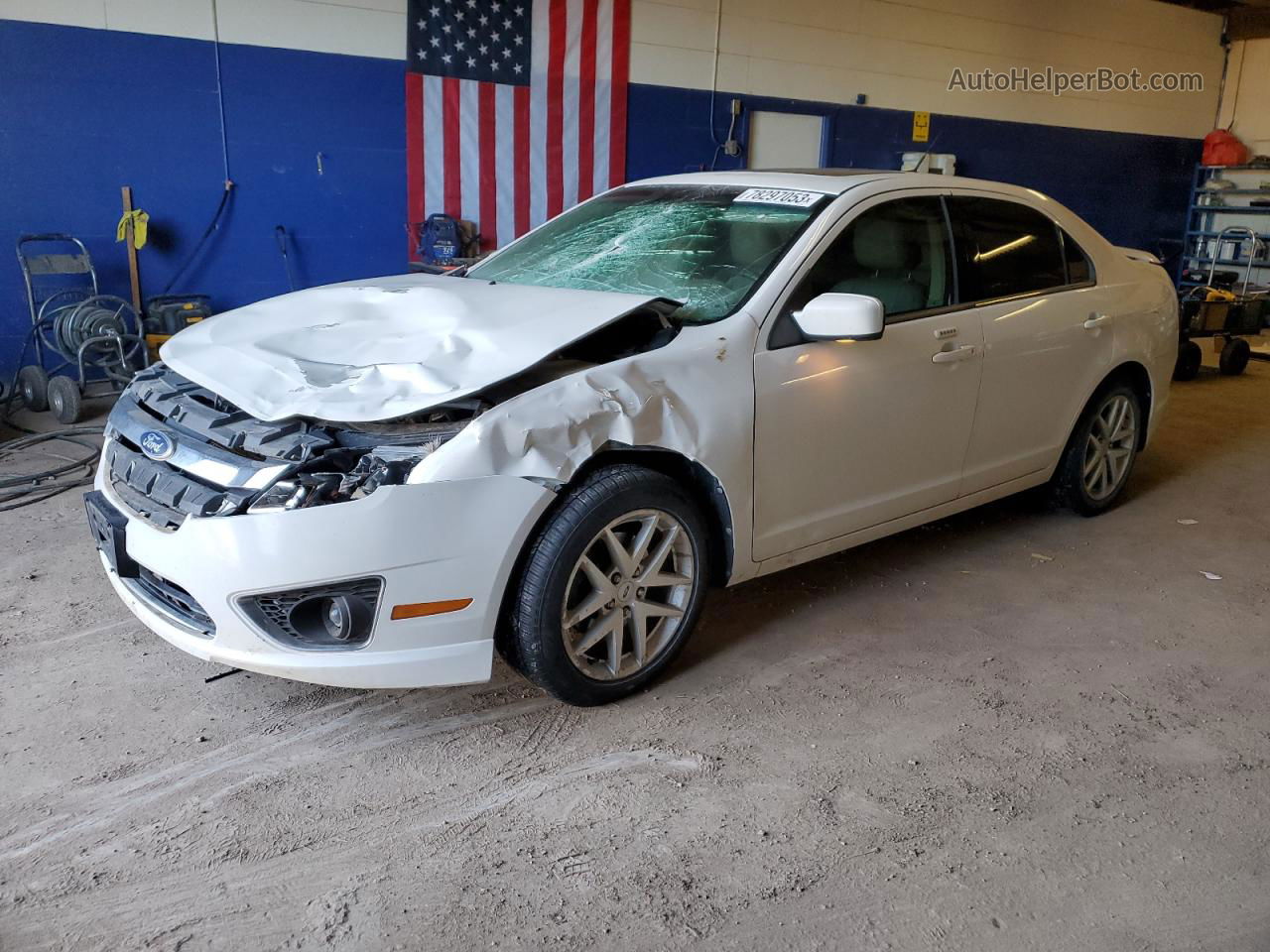 2010 Ford Fusion Sel White vin: 3FAHP0JG9AR381803