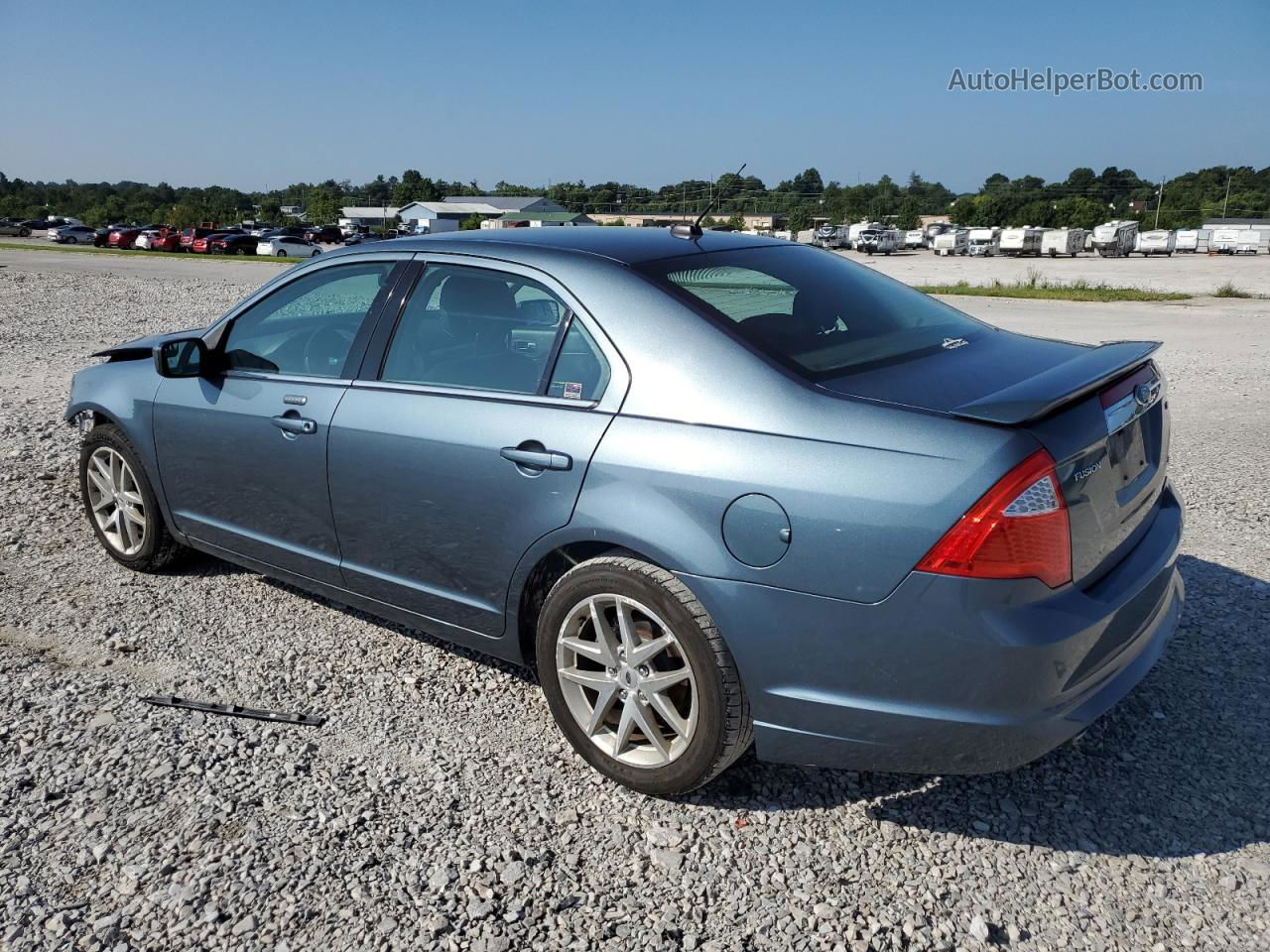 2012 Ford Fusion Sel Blue vin: 3FAHP0JG9CR319787