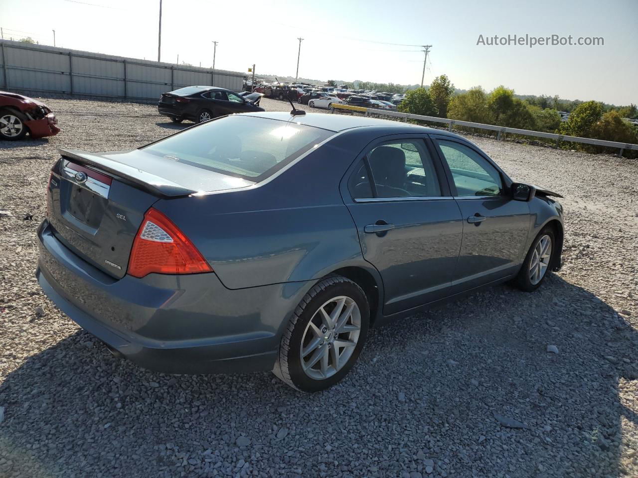 2012 Ford Fusion Sel Blue vin: 3FAHP0JG9CR319787