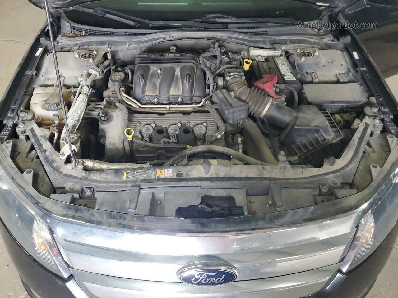 2012 Ford Fusion Sel Черный vin: 3FAHP0JG9CR329588