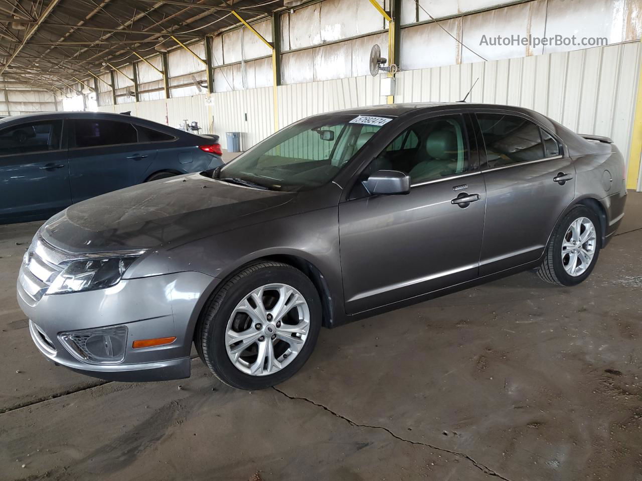 2012 Ford Fusion Sel Gray vin: 3FAHP0JGXCR116732