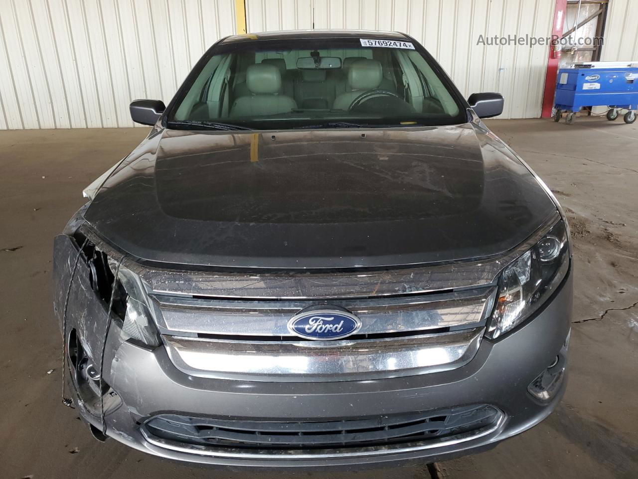 2012 Ford Fusion Sel Gray vin: 3FAHP0JGXCR116732