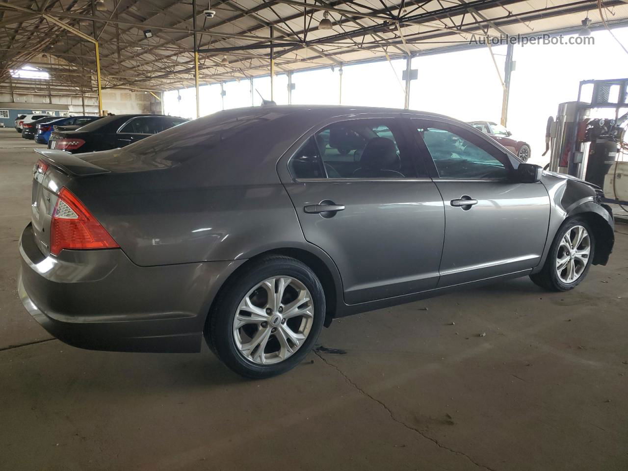 2012 Ford Fusion Sel Gray vin: 3FAHP0JGXCR116732