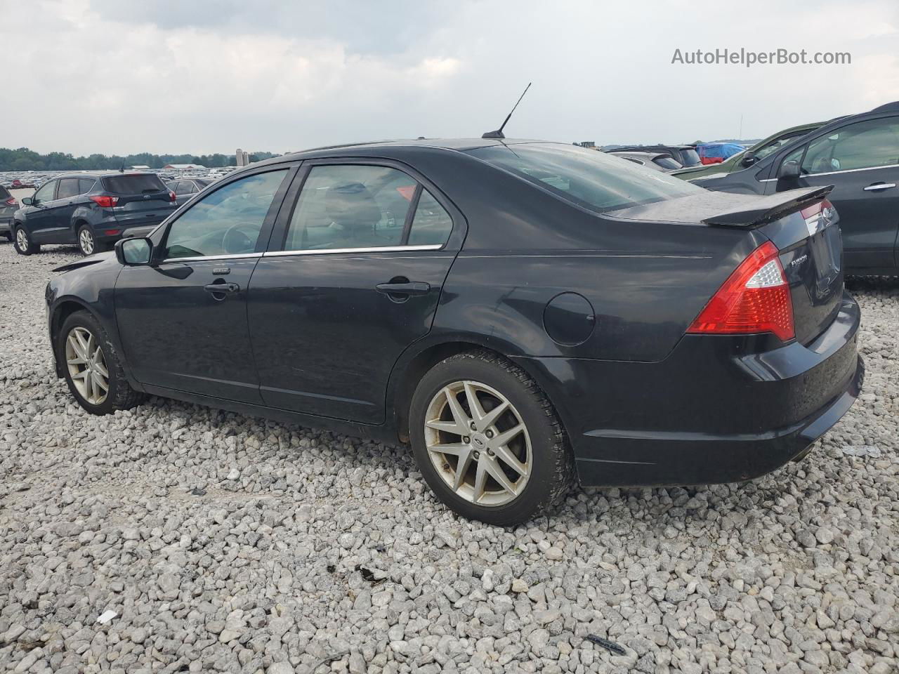 2012 Ford Fusion Sel Black vin: 3FAHP0JGXCR230584