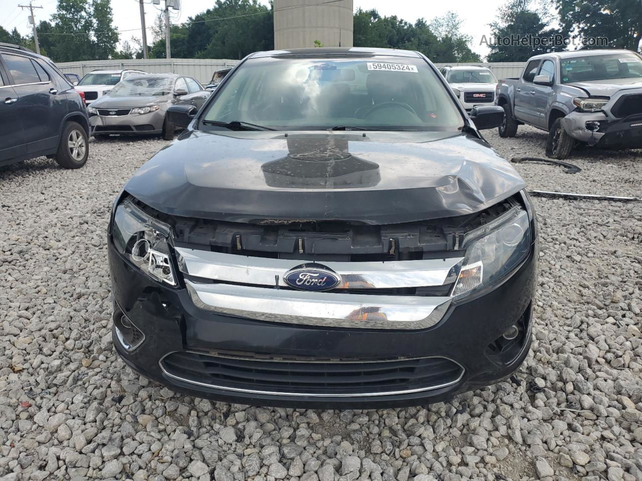 2012 Ford Fusion Sel Black vin: 3FAHP0JGXCR230584