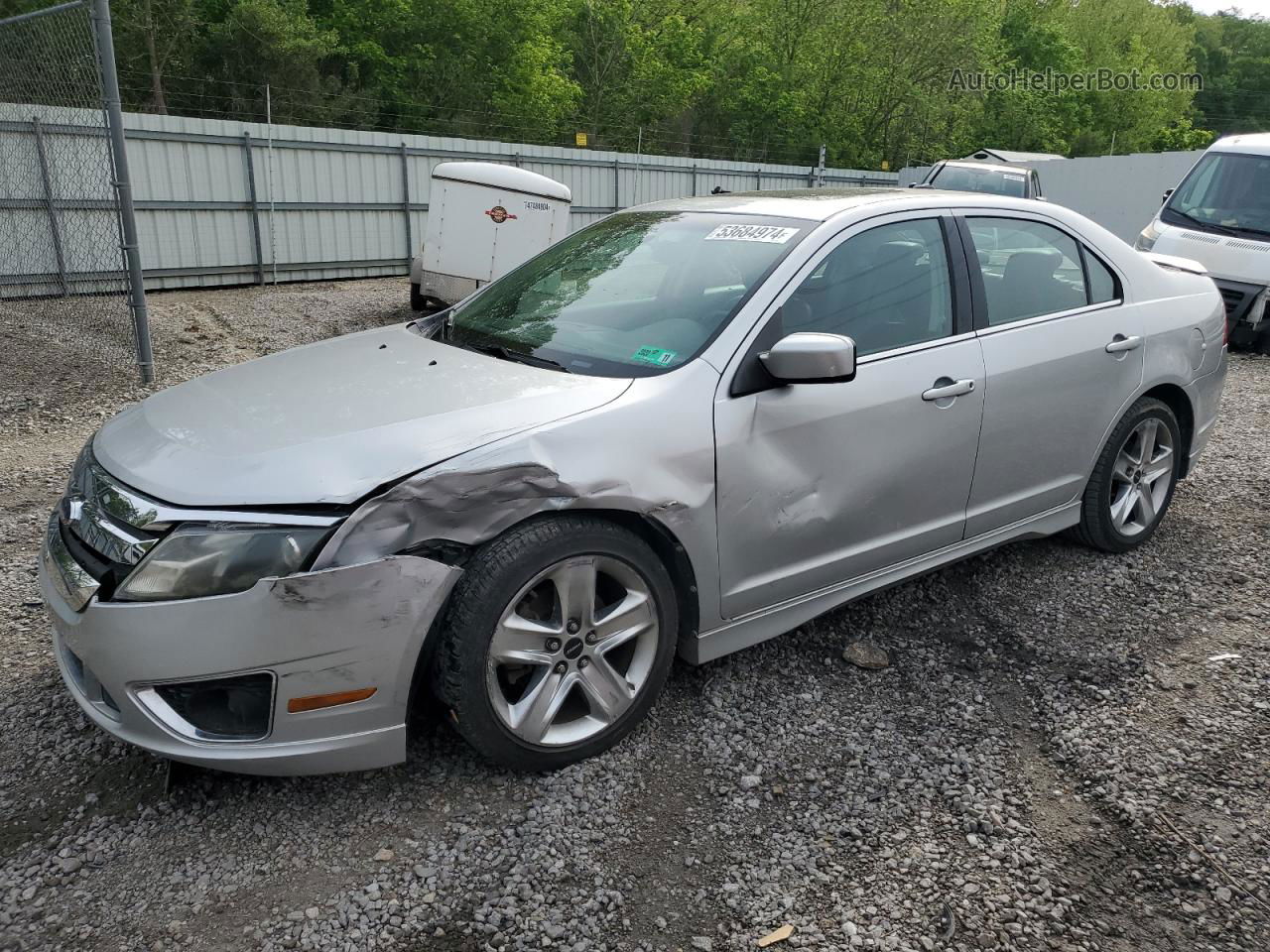 2010 Ford Fusion Sport Silver vin: 3FAHP0KC0AR177211