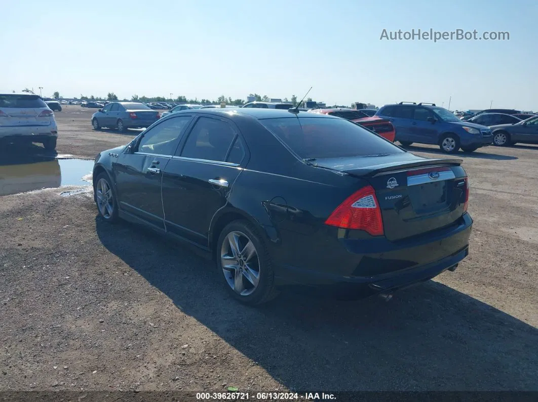 2010 Ford Fusion Sport Black vin: 3FAHP0KC0AR388327