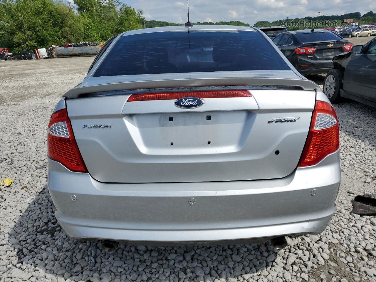 2012 Ford Fusion Sport Silver vin: 3FAHP0KC0CR176031