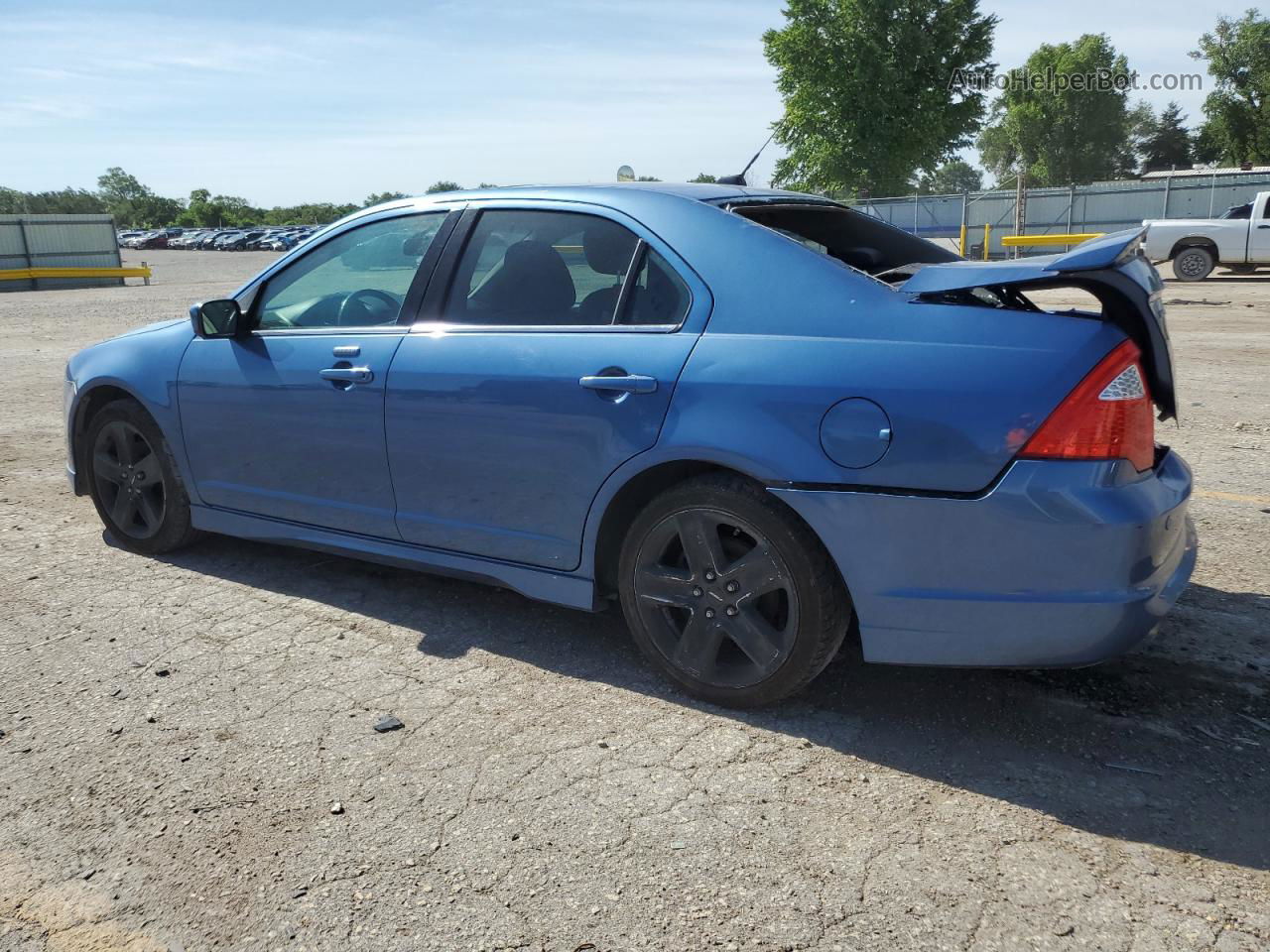 2010 Ford Fusion Sport Blue vin: 3FAHP0KC1AR110603