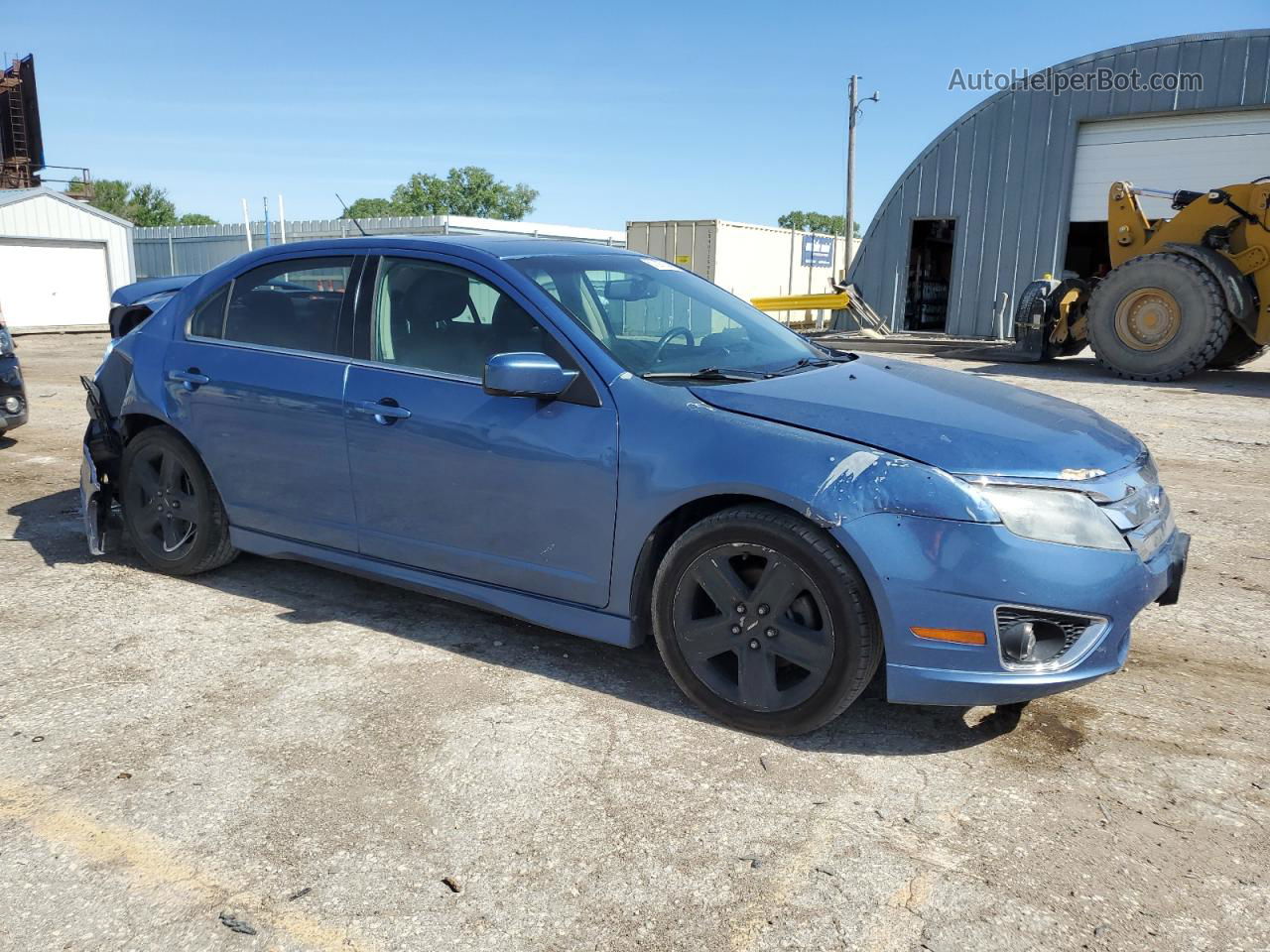 2010 Ford Fusion Sport Blue vin: 3FAHP0KC1AR110603