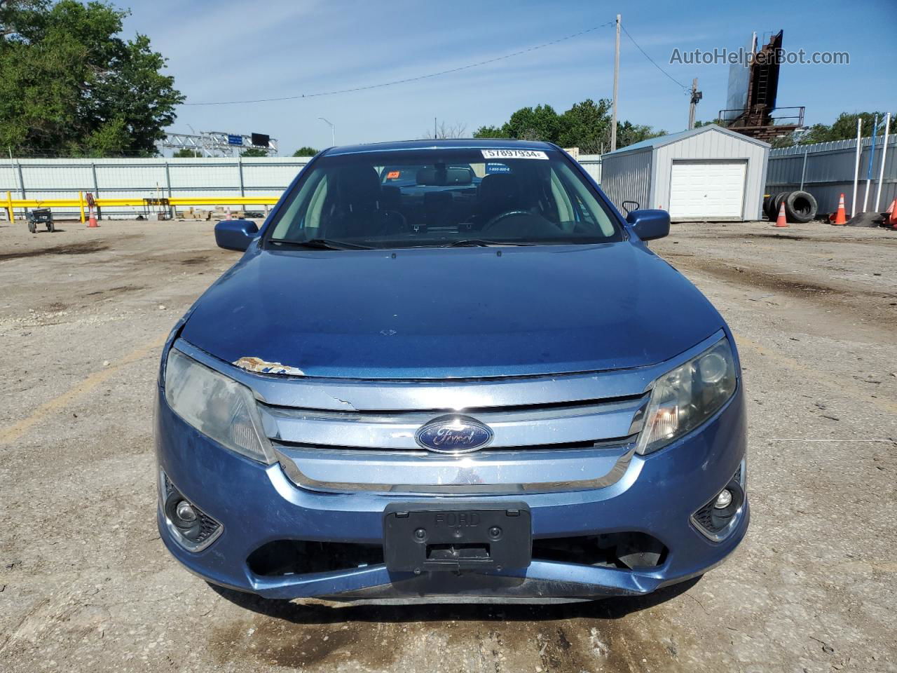 2010 Ford Fusion Sport Blue vin: 3FAHP0KC1AR110603