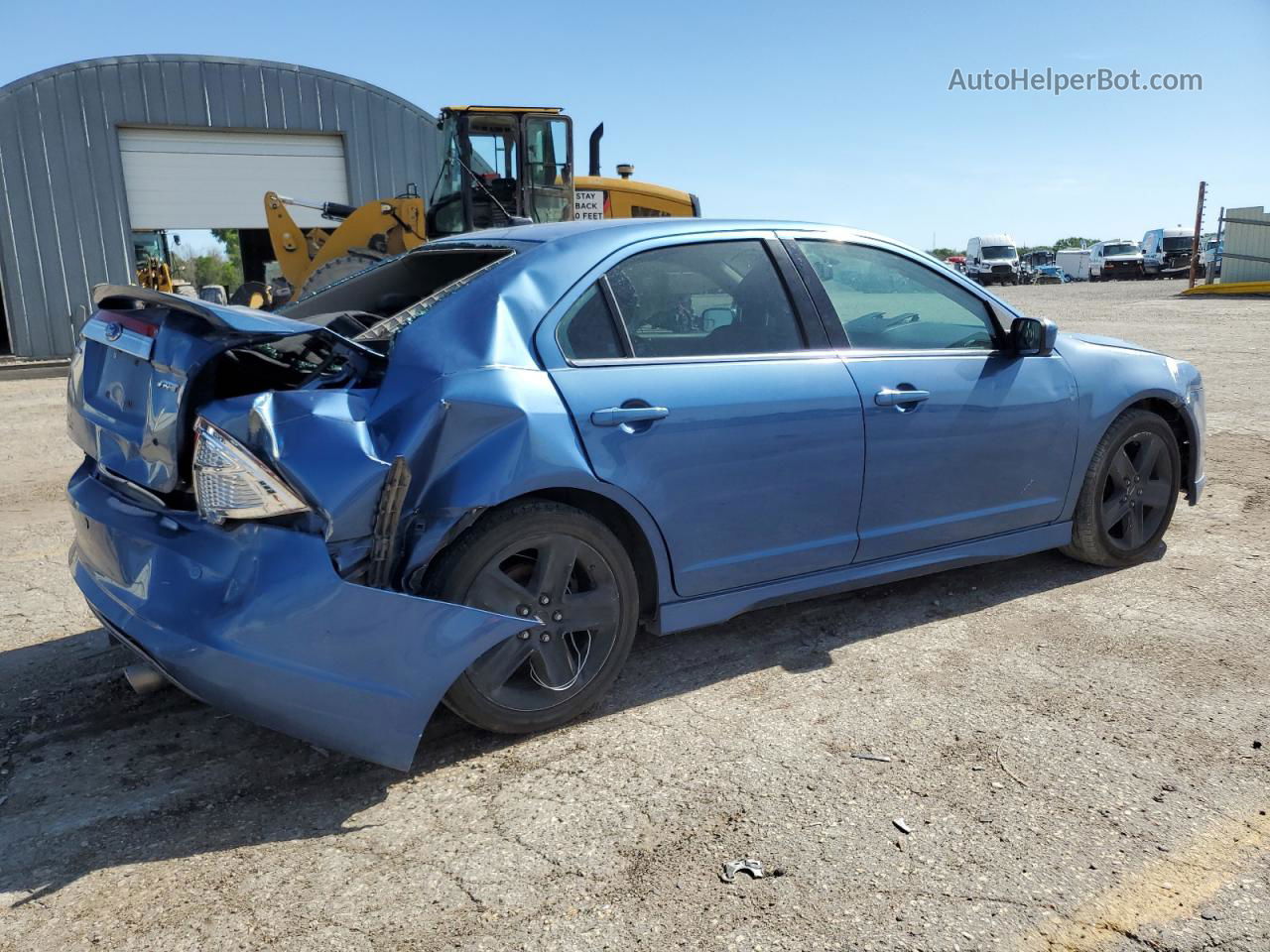 2010 Ford Fusion Sport Blue vin: 3FAHP0KC1AR110603