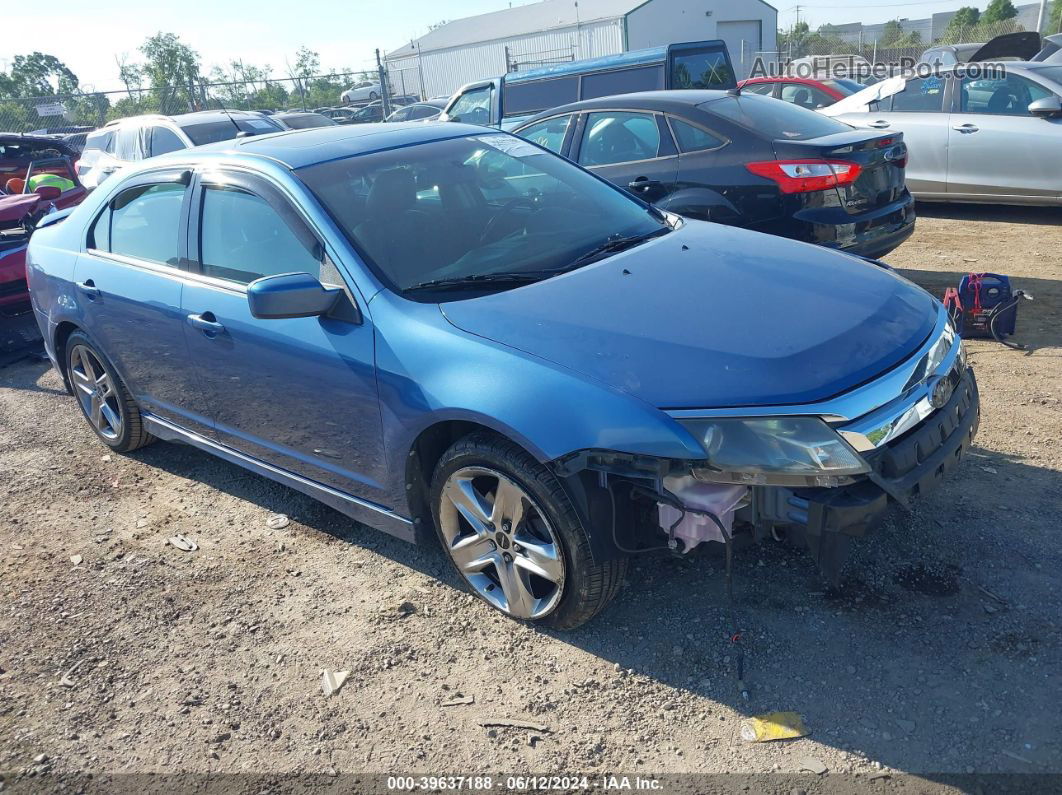 2010 Ford Fusion Sport Blue vin: 3FAHP0KC1AR238551