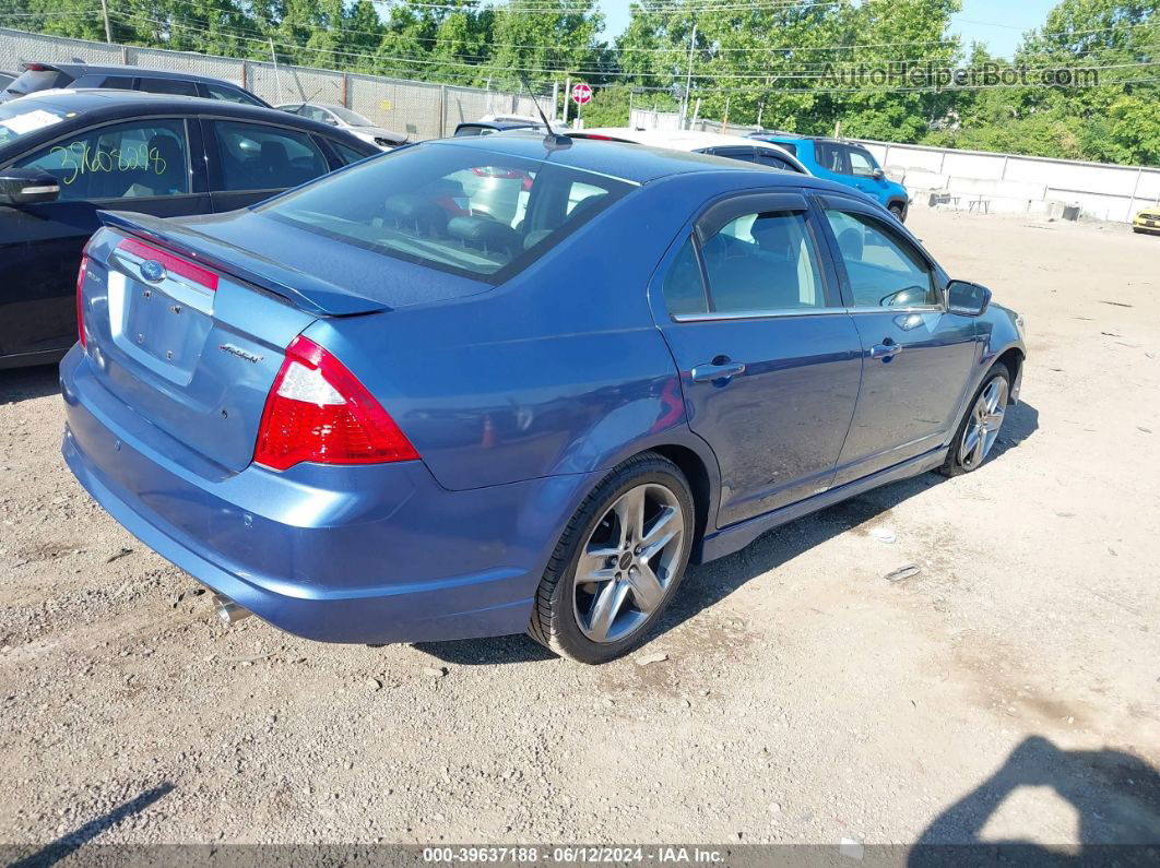 2010 Ford Fusion Sport Синий vin: 3FAHP0KC1AR238551