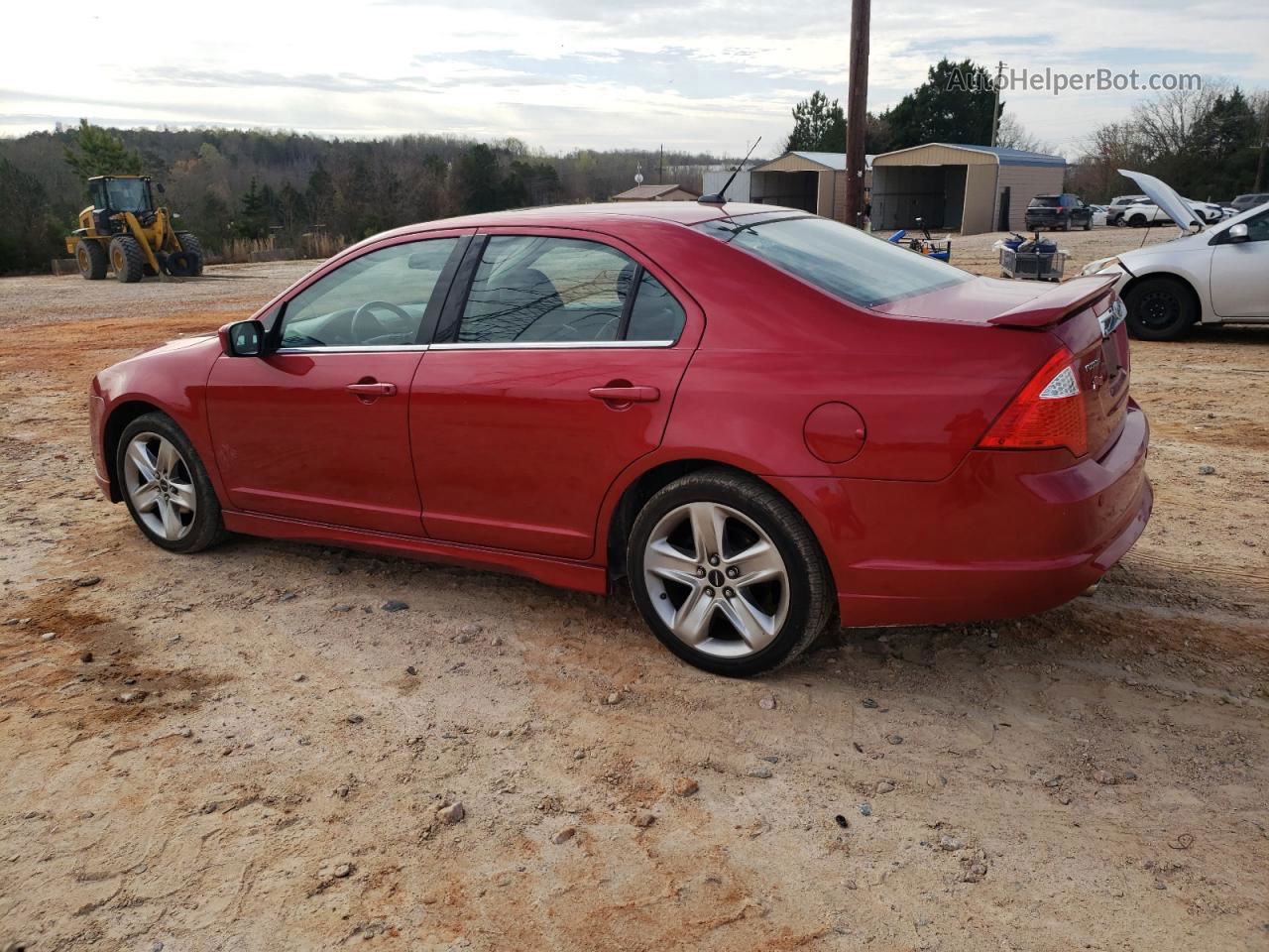 2010 Ford Fusion Sport Red vin: 3FAHP0KC2AR415754