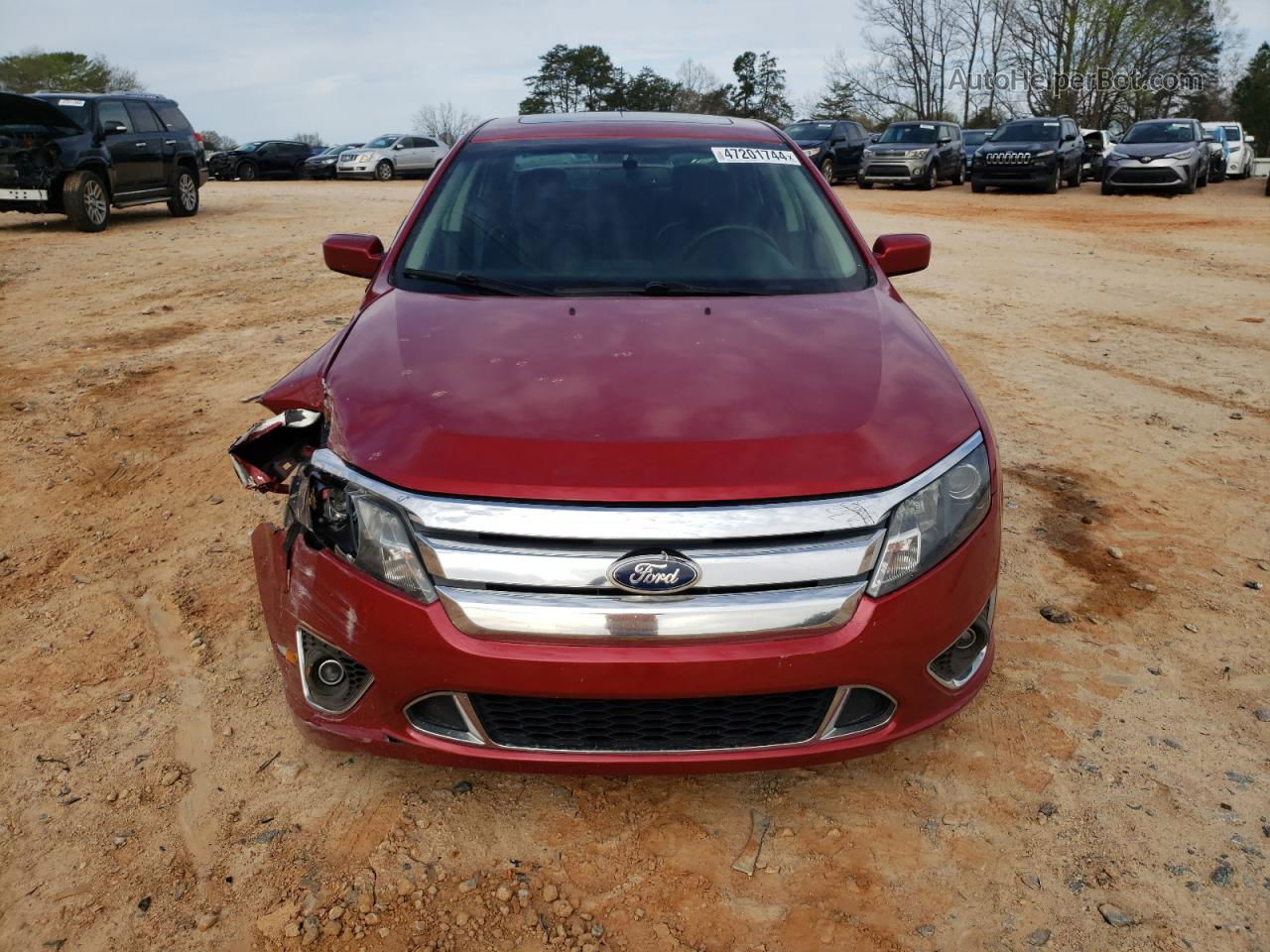 2010 Ford Fusion Sport Red vin: 3FAHP0KC2AR415754