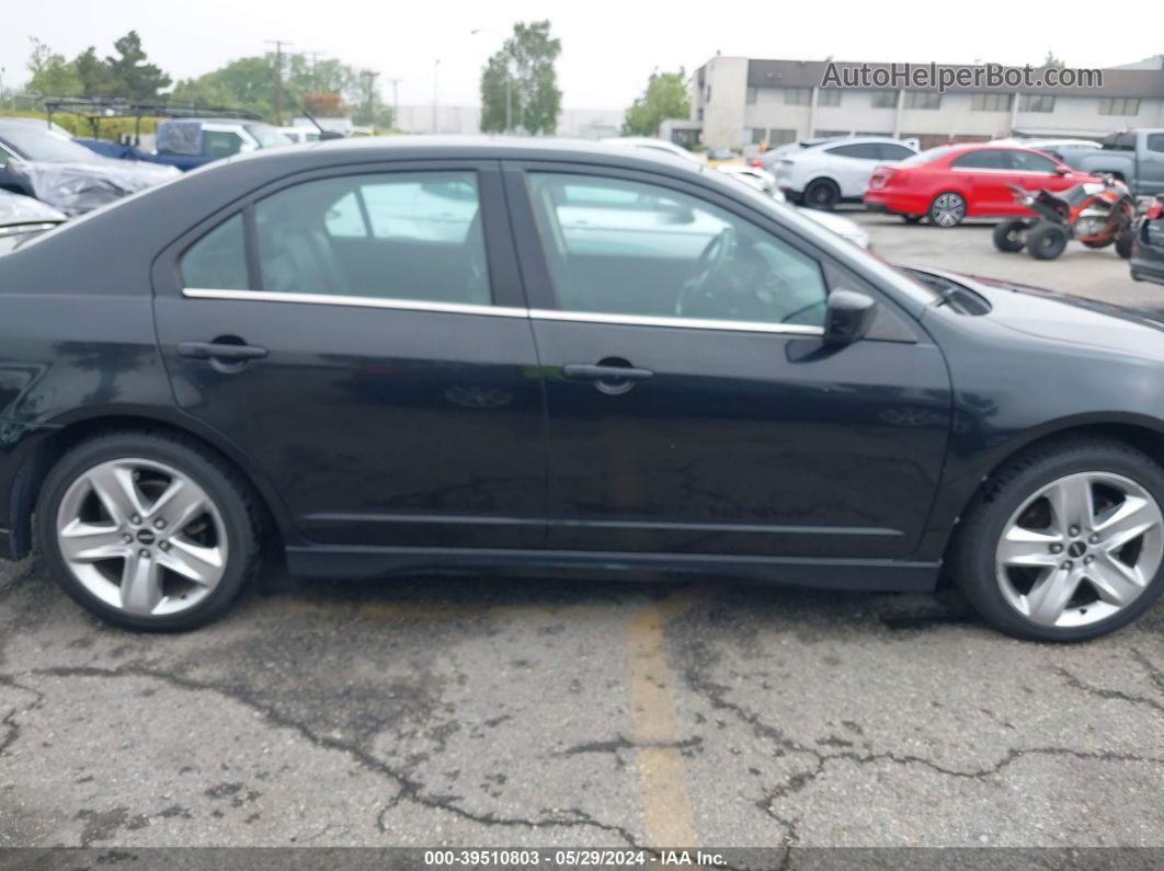 2012 Ford Fusion Sport Black vin: 3FAHP0KC2CR294789