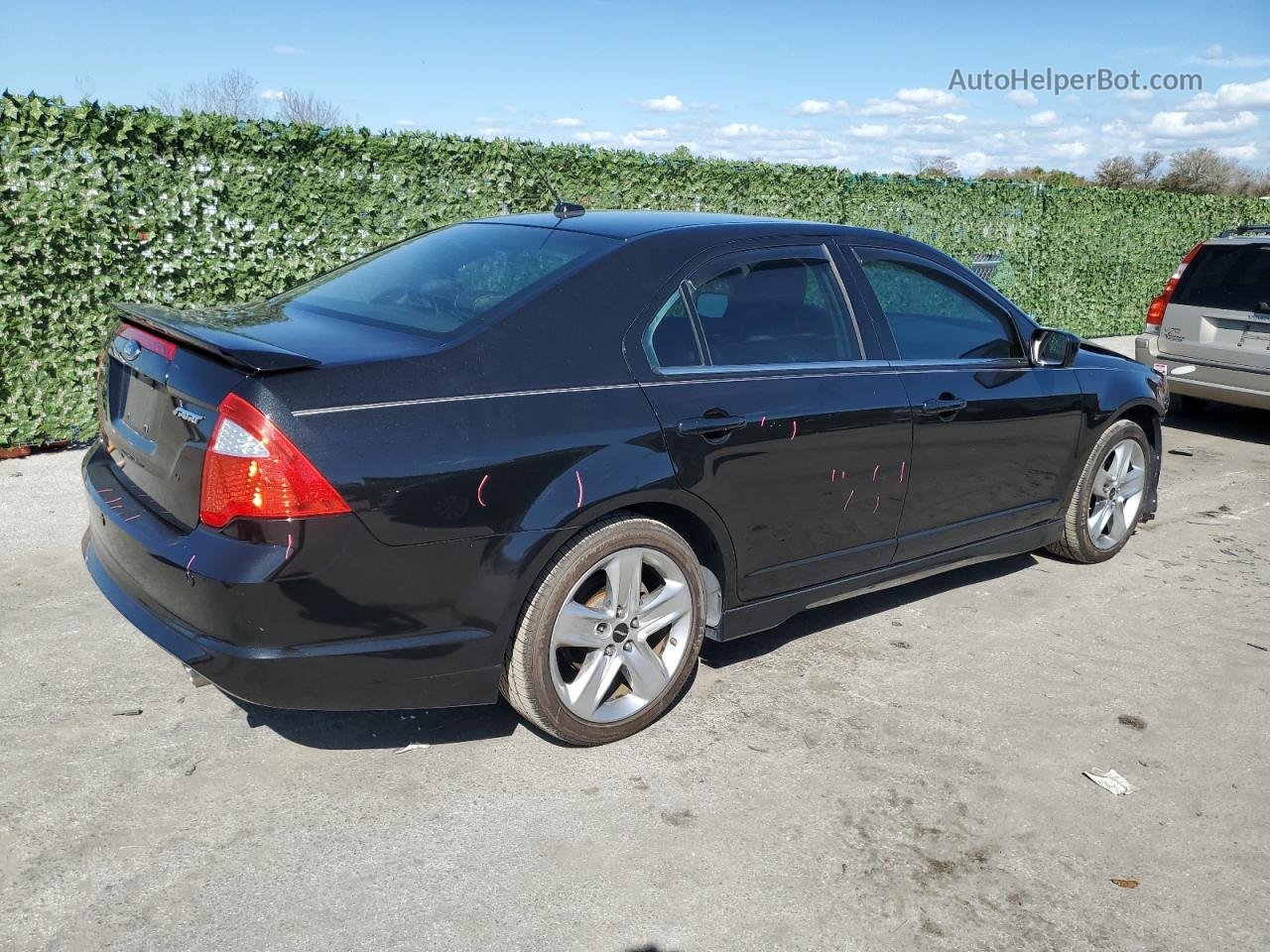 2010 Ford Fusion Sport Black vin: 3FAHP0KC3AR168132