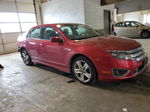 2010 Ford Fusion Sport Burgundy vin: 3FAHP0KC3AR351515