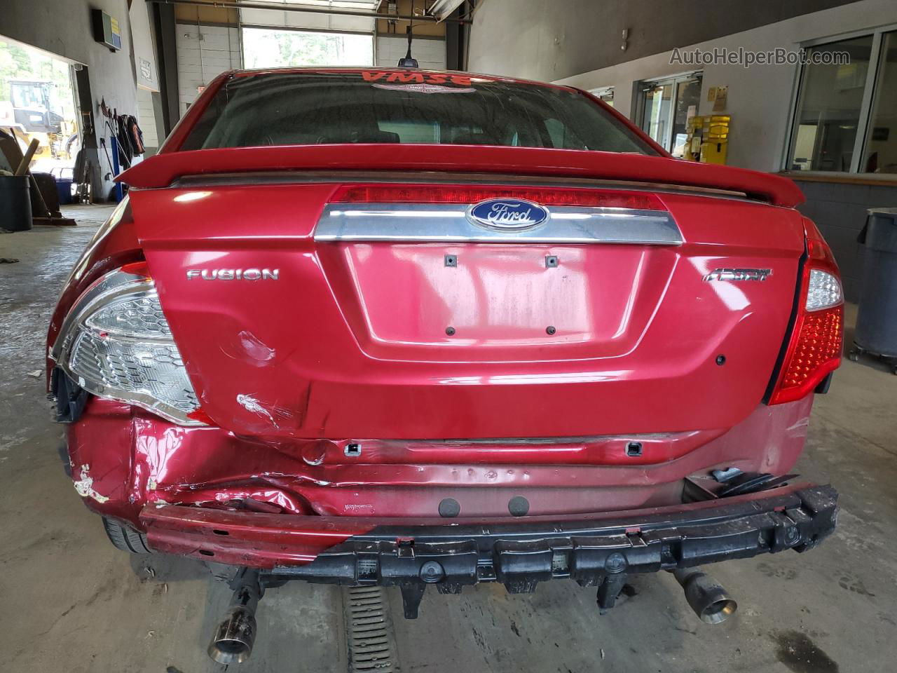 2010 Ford Fusion Sport Burgundy vin: 3FAHP0KC3AR351515