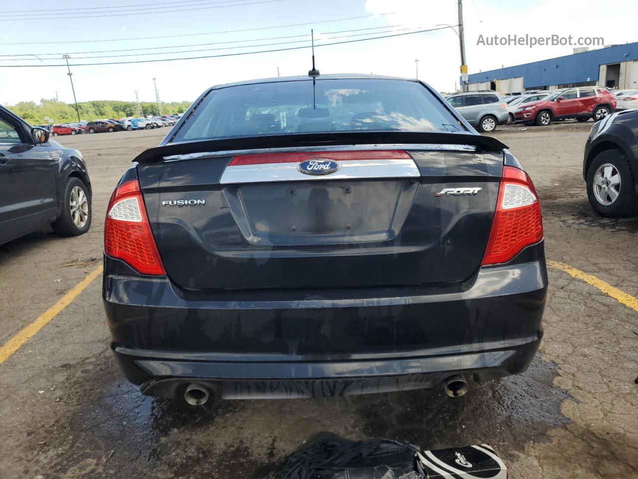 2010 Ford Fusion Sport Black vin: 3FAHP0KC3AR401586