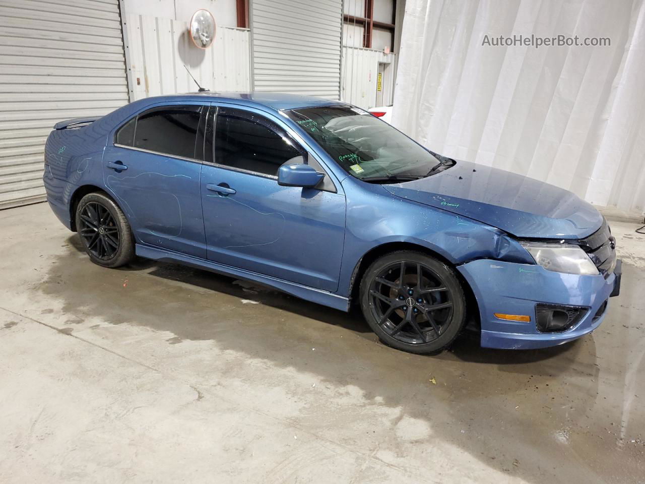 2010 Ford Fusion Sport Blue vin: 3FAHP0KC4AR179205