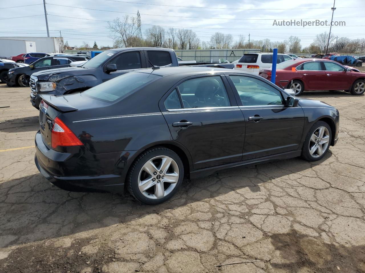 2010 Ford Fusion Sport Black vin: 3FAHP0KC4AR428439