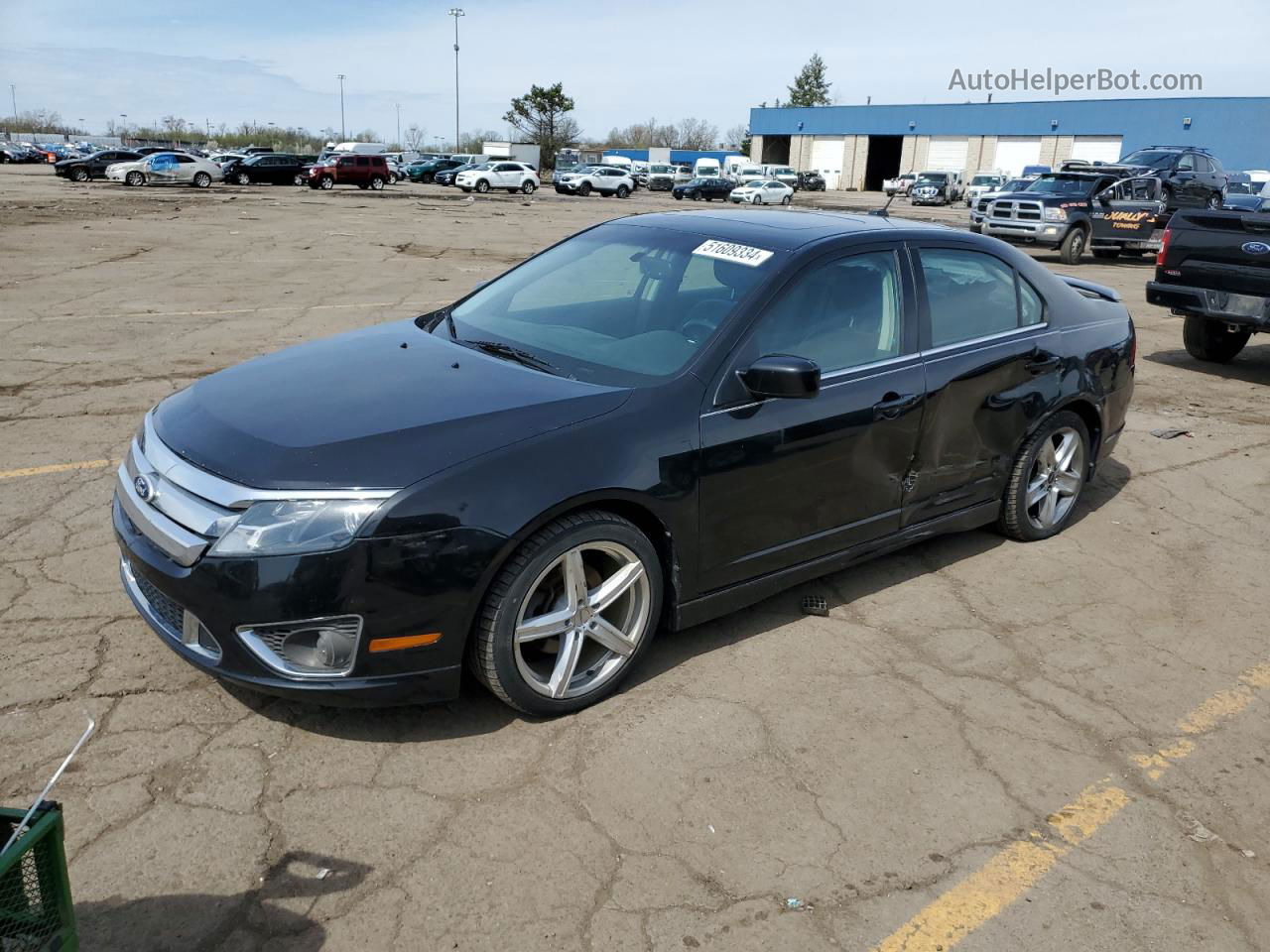 2010 Ford Fusion Sport Black vin: 3FAHP0KC4AR428439