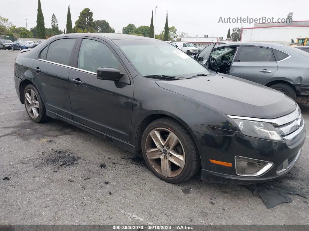 2010 Ford Fusion Sport Black vin: 3FAHP0KC6AR274283