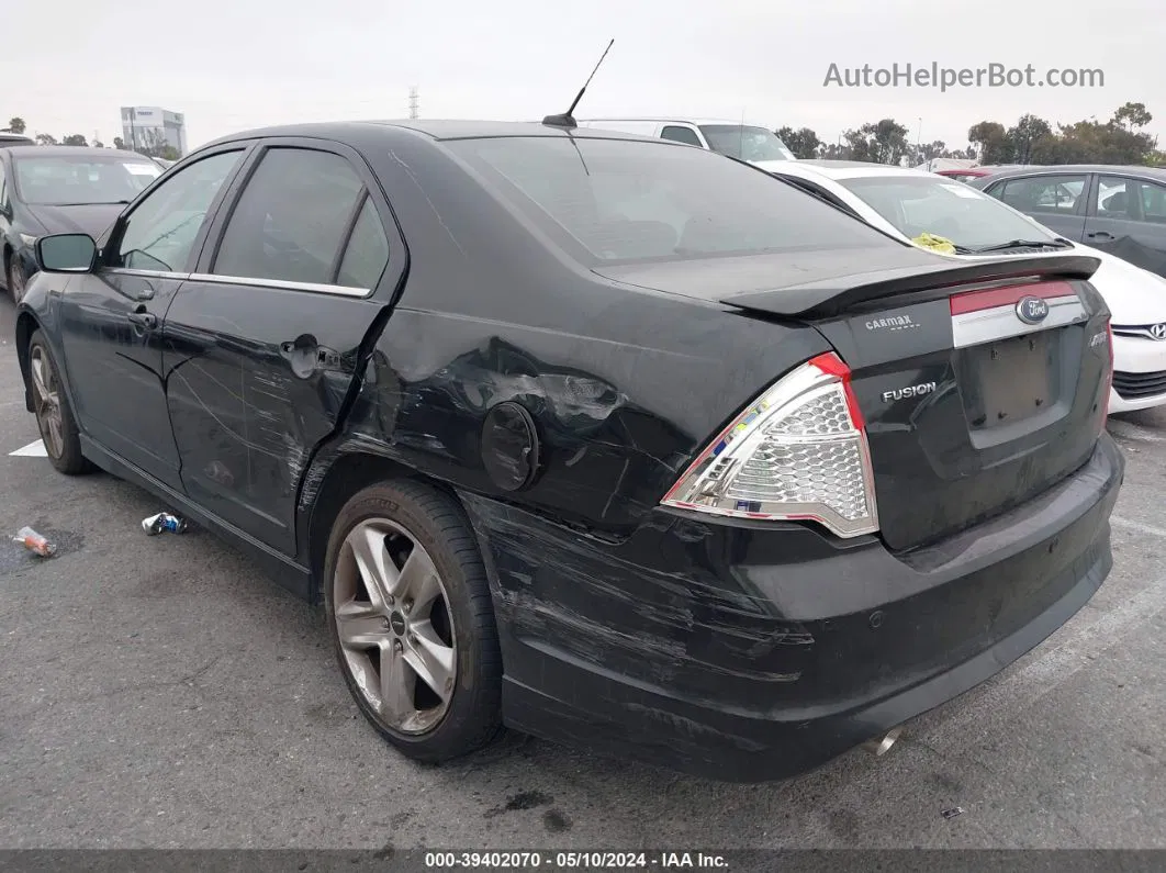 2010 Ford Fusion Sport Black vin: 3FAHP0KC6AR274283