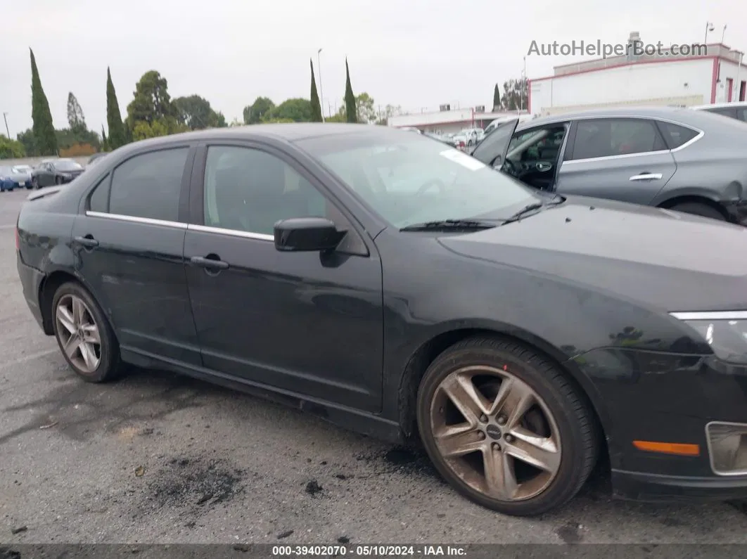 2010 Ford Fusion Sport Black vin: 3FAHP0KC6AR274283