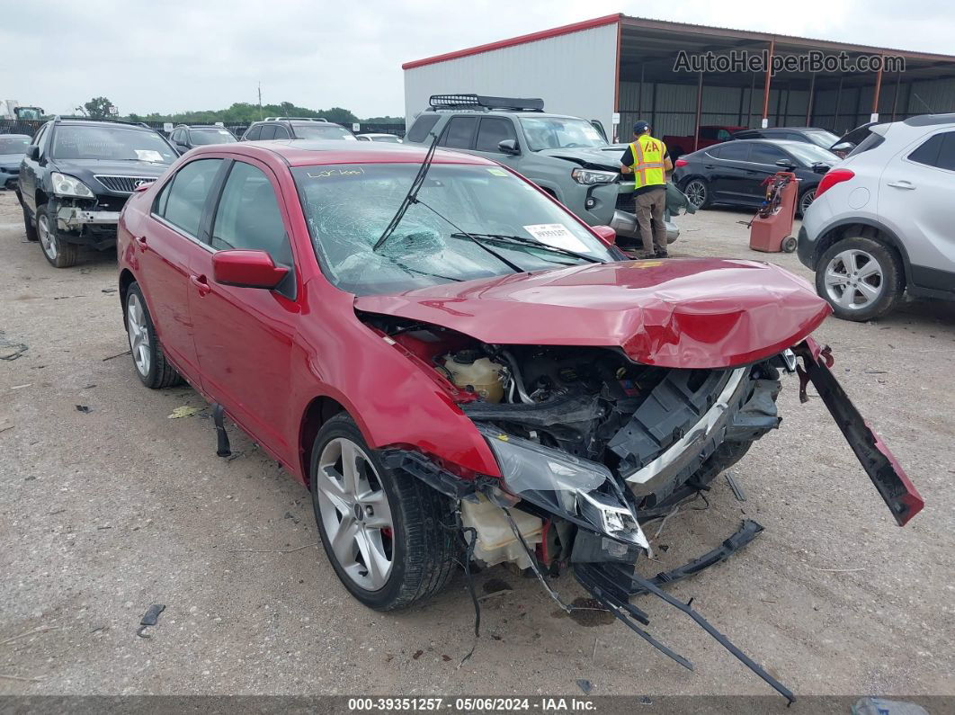 2012 Ford Fusion Sport Red vin: 3FAHP0KC7CR197961