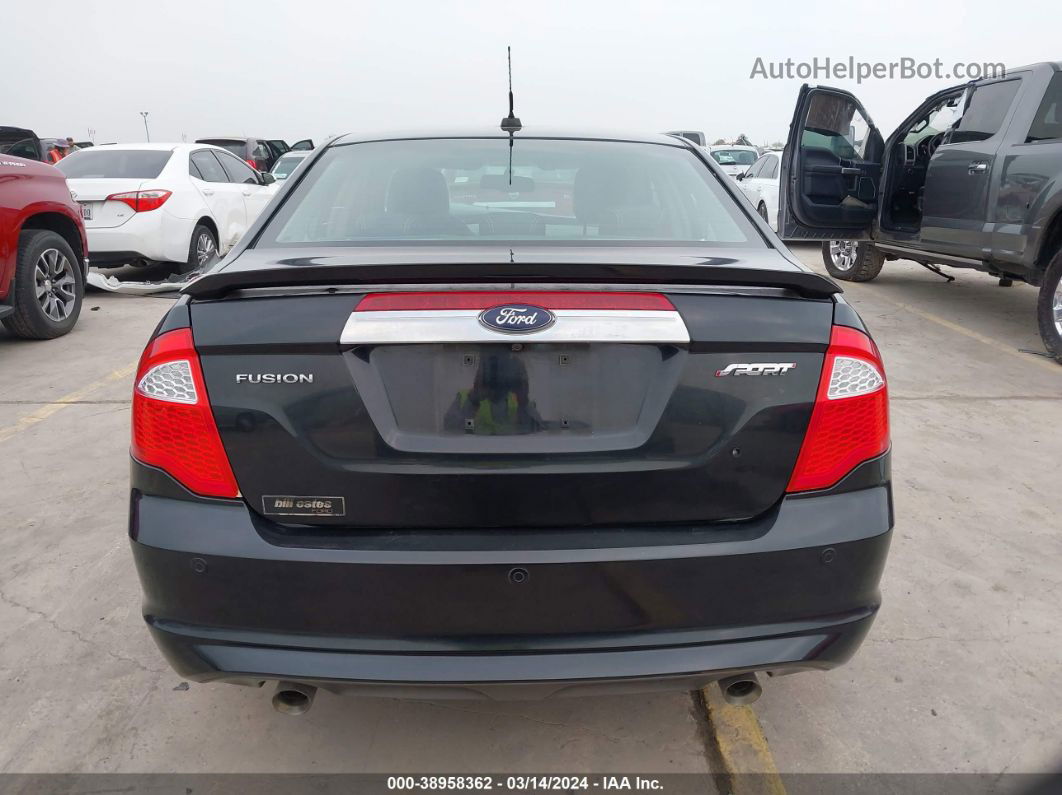 2010 Ford Fusion Sport Black vin: 3FAHP0KC8AR187257