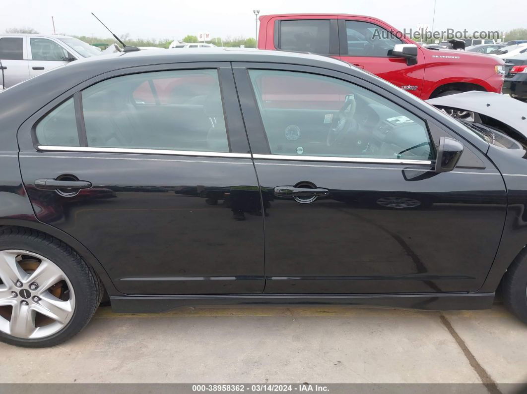 2010 Ford Fusion Sport Black vin: 3FAHP0KC8AR187257