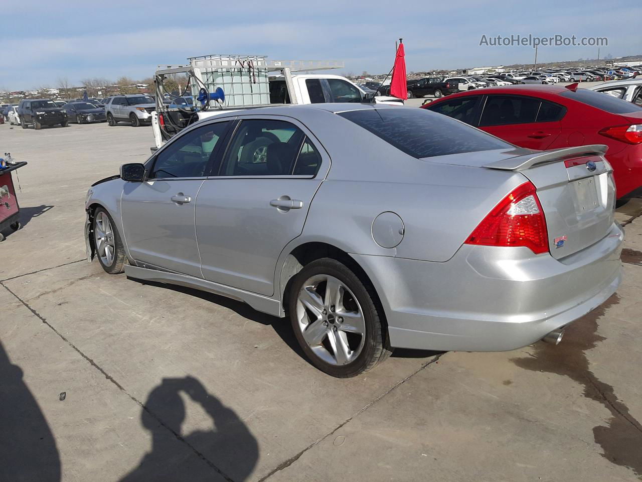 2010 Ford Fusion Sport Silver vin: 3FAHP0KC8AR193186