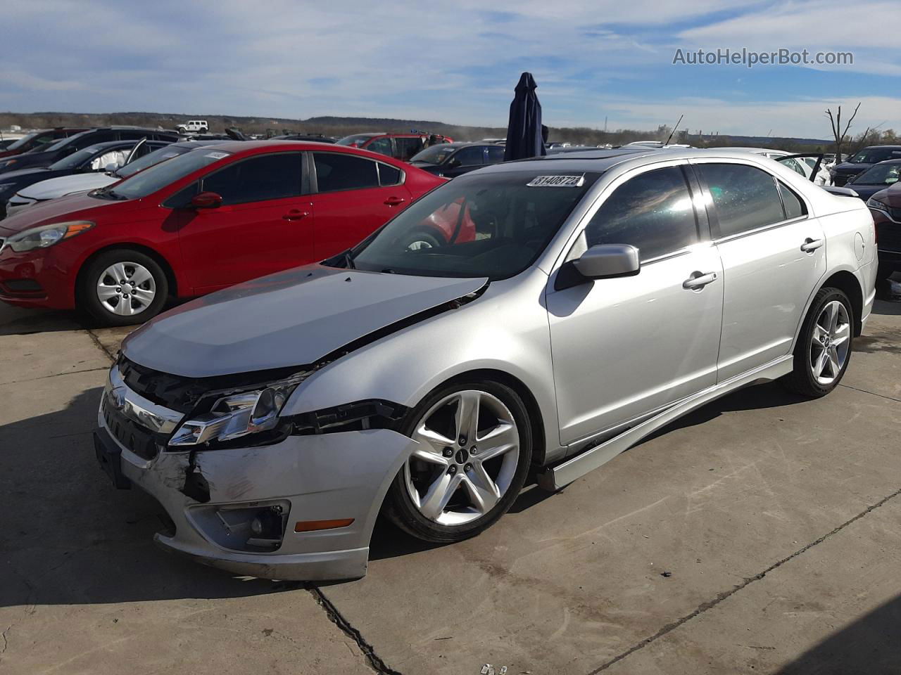 2010 Ford Fusion Sport Silver vin: 3FAHP0KC8AR193186