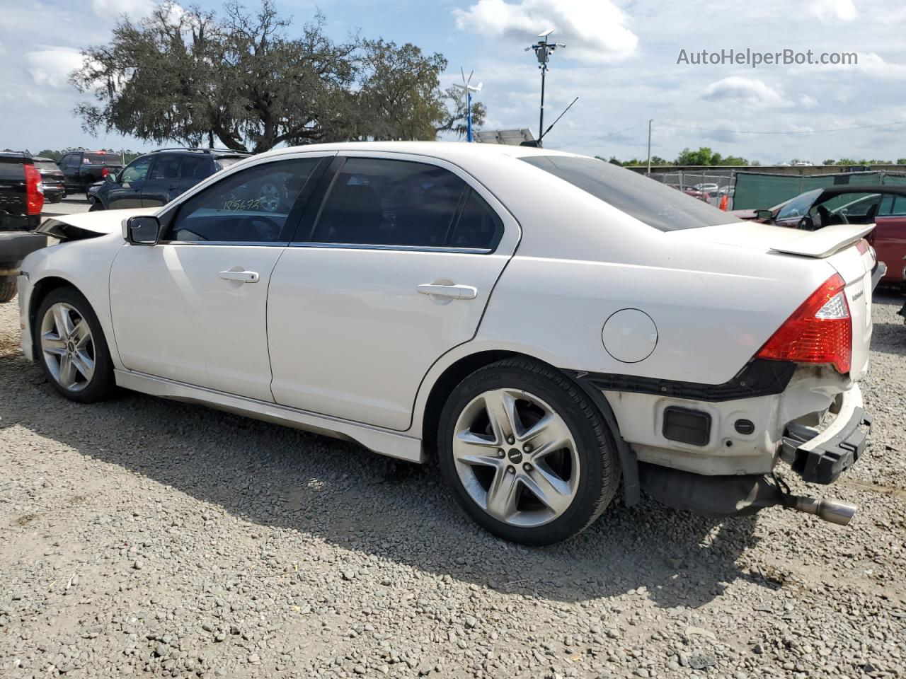 2012 Ford Fusion Sport White vin: 3FAHP0KC8CR428222