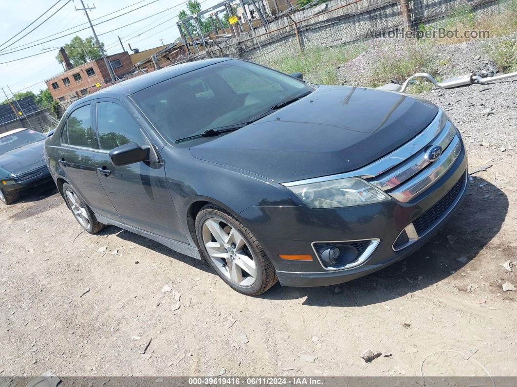 2010 Ford Fusion Sport Black vin: 3FAHP0KC9AR150508