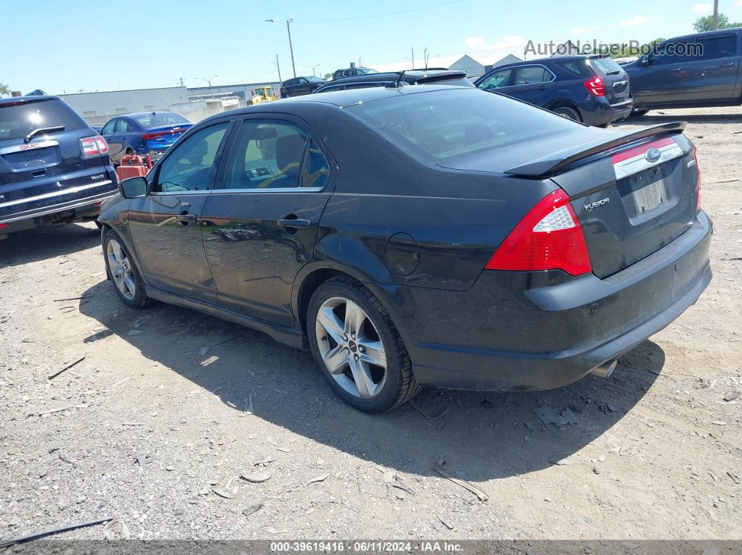 2010 Ford Fusion Sport Black vin: 3FAHP0KC9AR150508