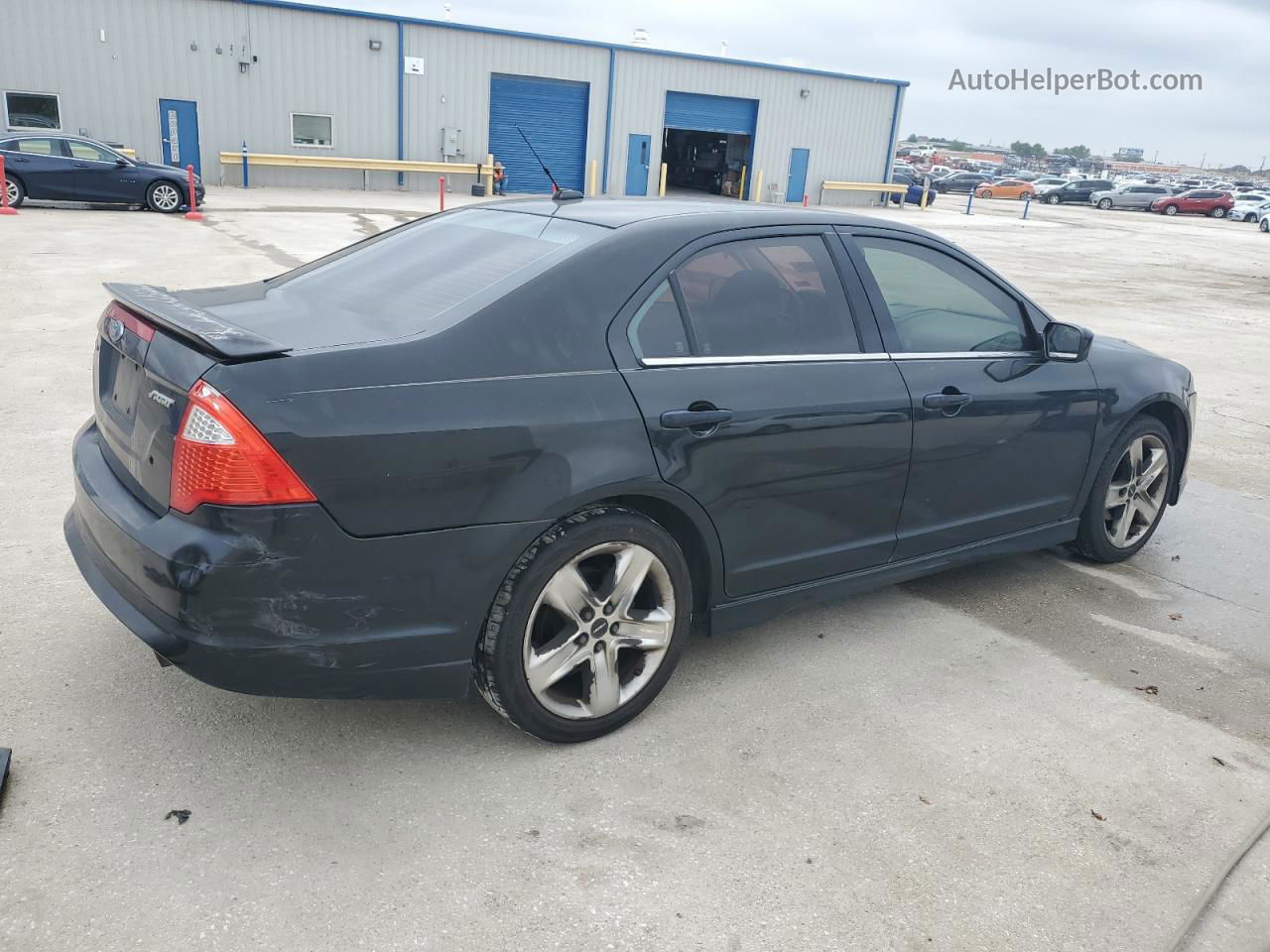 2010 Ford Fusion Sport Black vin: 3FAHP0KCXAR158889