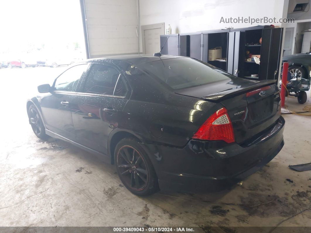 2010 Ford Fusion Sport Black vin: 3FAHP0KCXAR161212