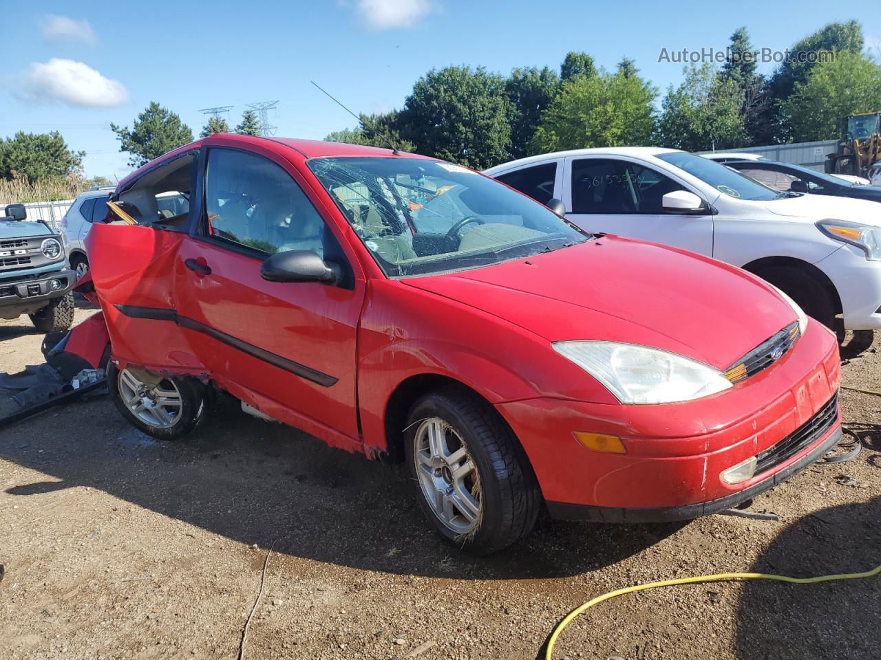 Price & History 2000 Ford Focus Zx3 2.0l 4 vin: 3FAHP3132YR205359