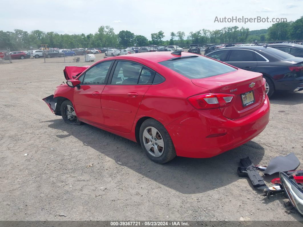 2017 Chevrolet Cruze Ls Manual Red vin: 3G1BB5SM2HS574273