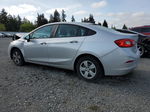 2017 Chevrolet Cruze Ls Silver vin: 3G1BC5SM0HS558313