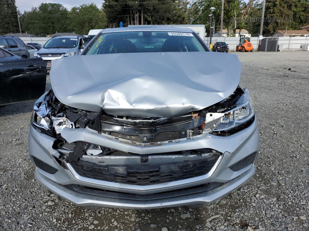 2017 Chevrolet Cruze Ls Silver vin: 3G1BC5SM0HS558313