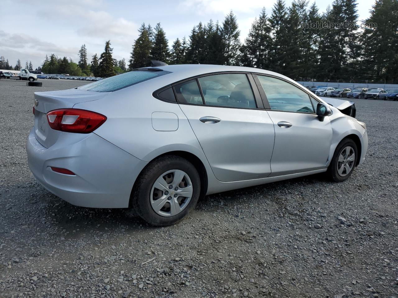 2017 Chevrolet Cruze Ls Silver vin: 3G1BC5SM0HS558313