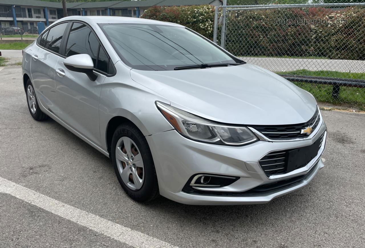 2017 Chevrolet Cruze Ls Silver vin: 3G1BC5SM1HS571703