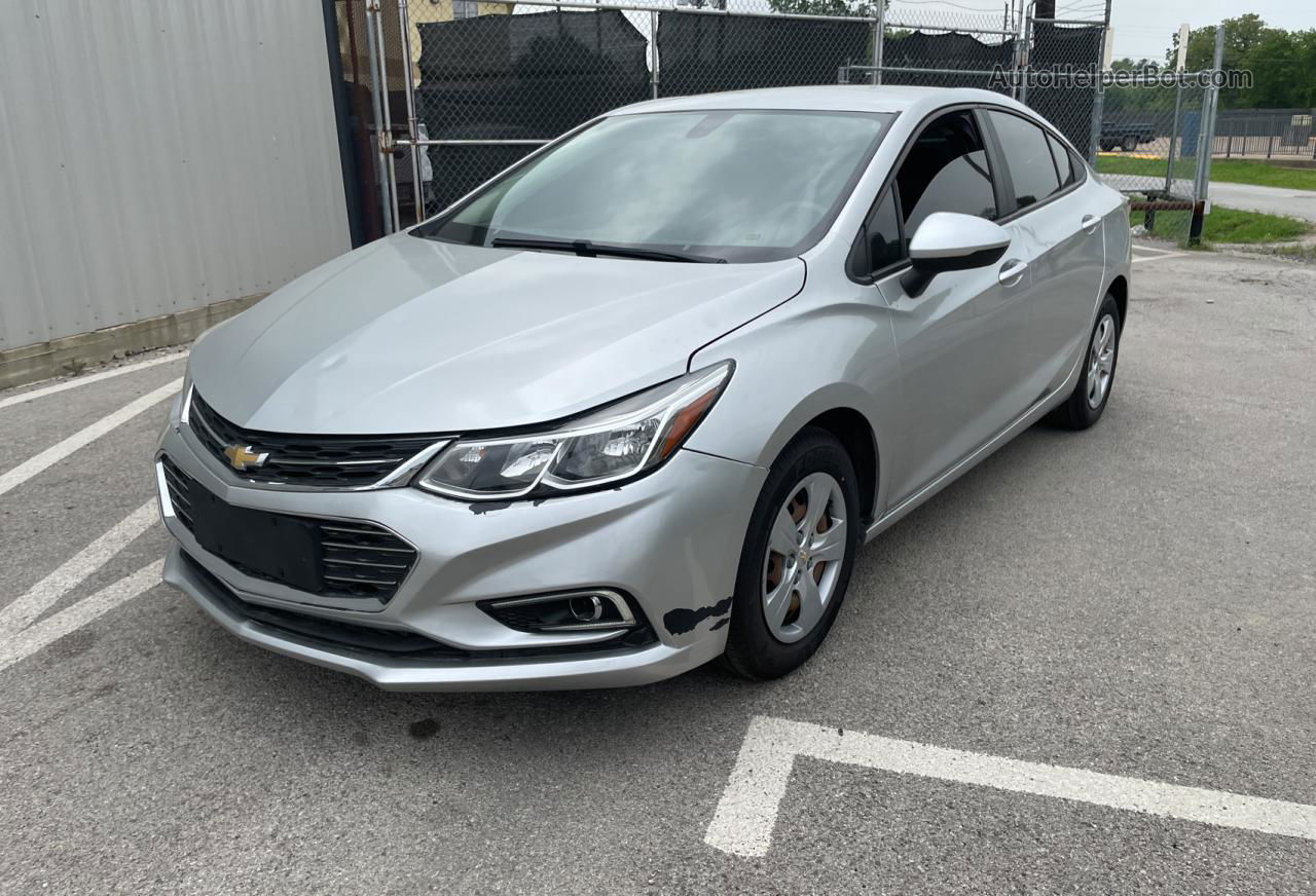 2017 Chevrolet Cruze Ls Silver vin: 3G1BC5SM1HS571703