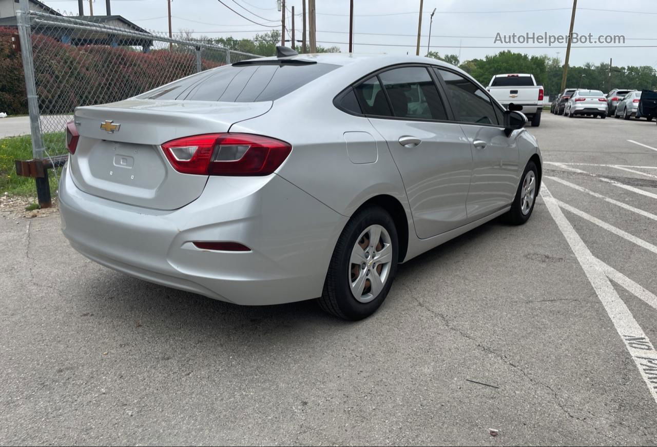 2017 Chevrolet Cruze Ls Silver vin: 3G1BC5SM1HS571703